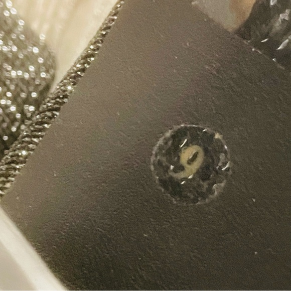 Wild rose cloth retro go go boots 70s inspired cosplay costume glitter black 9 - Picture 9 of 10